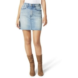 Wrangler Women s High Rise Mini Denim Skirt Walmart