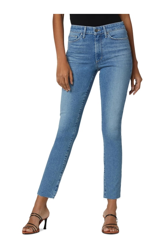Joe's Womens Denim Mid Rise Straight Leg Jeans