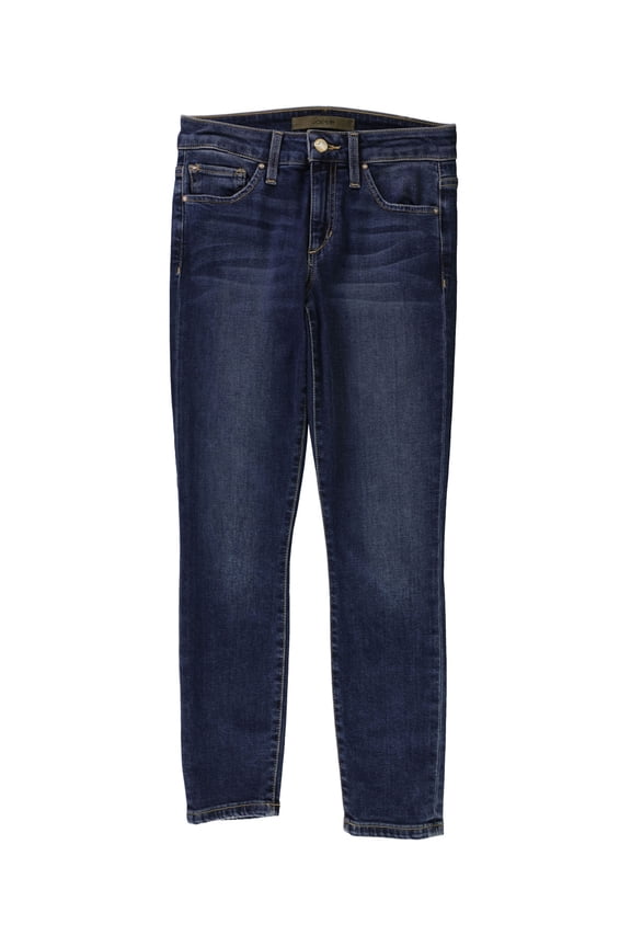 Joe's Womens Icon Mid Rise Skinny Cropped Jeans, Blue, 24