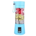 thumbnail image 1 of Joefnel Mini Blender Portable,with USB Rechargeable and BPA-Free,with 6 leaves Stainless Steel Blade, 380 ML Capacity for Kitchen, Home and Office (Blue), 1 of 5