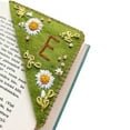 thumbnail image 1 of Joefnel Personalized Hand Embroidered Corner Bookmark, Hand Stitched Felt Corner Letter Bookmark, Felt Triangle Bookmark, Cute Flower Letter Embroidery Bookmarks for Book LoversSummer-ExquisiteL, 1 of 5