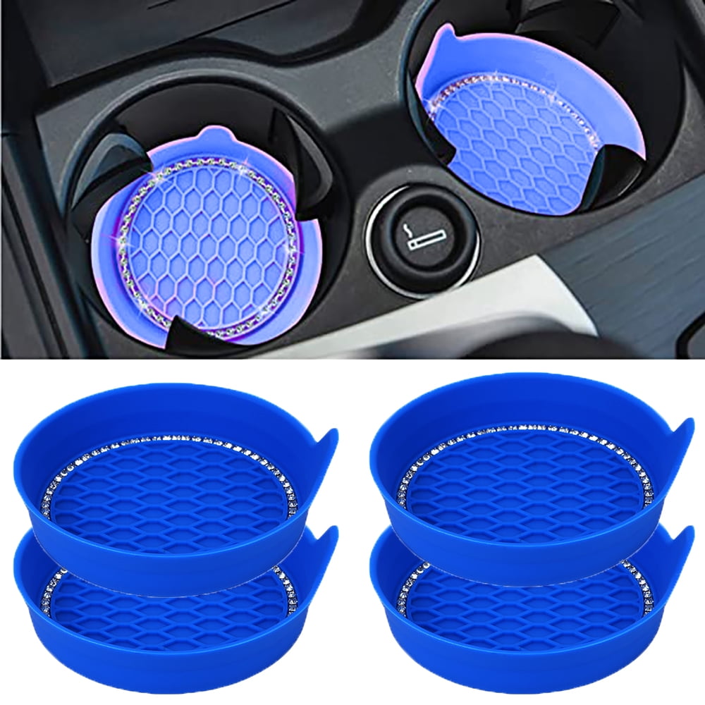 Joefnel Premium Car Cup Coaster Universal NonSlip Cup Holders with