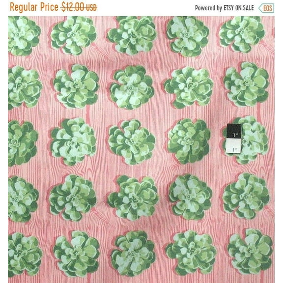 Joel Dewberry SAJD040 Cali Mod Succulents Cactus Home Decor Cotton Sateen Fabric