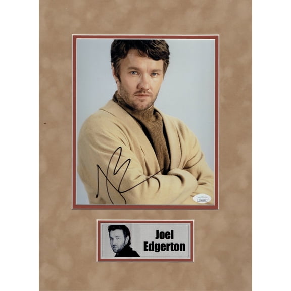 Joel Edgerton Signed Autograph 8X10 Matted Photo Star Wars Owen Lars JSA JJ41670