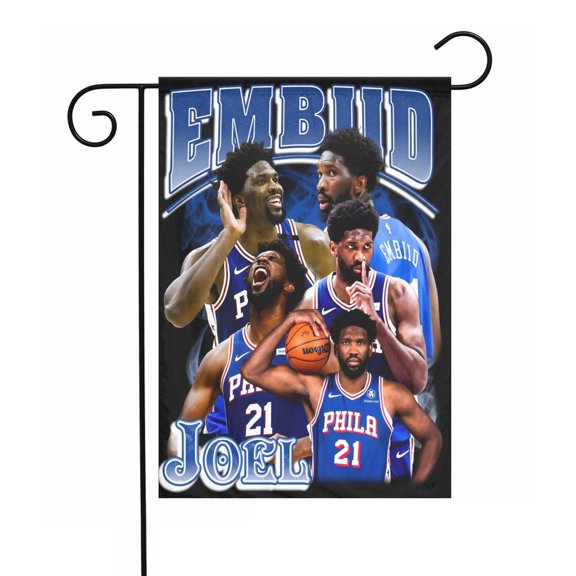 Joel Embiid garden flag perfect for outdoor decoration28"x40"