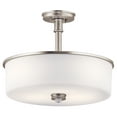 thumbnail image 1 of Joelson 3-Light Transitional Ceiling Light in Brushed Nickel, 1 of 2