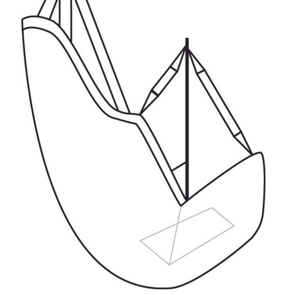 ~ARCHIVED~ Joerns Hoyer® Classic Comfort and Commode Sling With Head Support