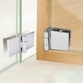 thumbnail image 1 of Joernso 0/90/180 Degree Glass Hinge Easy to Install Door Hardware Glass Cabinet Door Hinge for Glass Door, 1 of 8