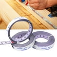 thumbnail image 1 of Joernso 1/2/3/4/5/6m Centered Measuring Ruler Self-adhesive Stainless Steel Metric Track Tape Measure for Woodworking, 1 of 8