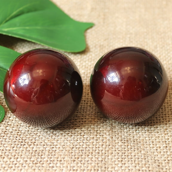 Joernso 1 Pair 50mm Relieve Stress Fitness Handball Washable Resin Relax Muscle Baoding Ball Health Care Tool