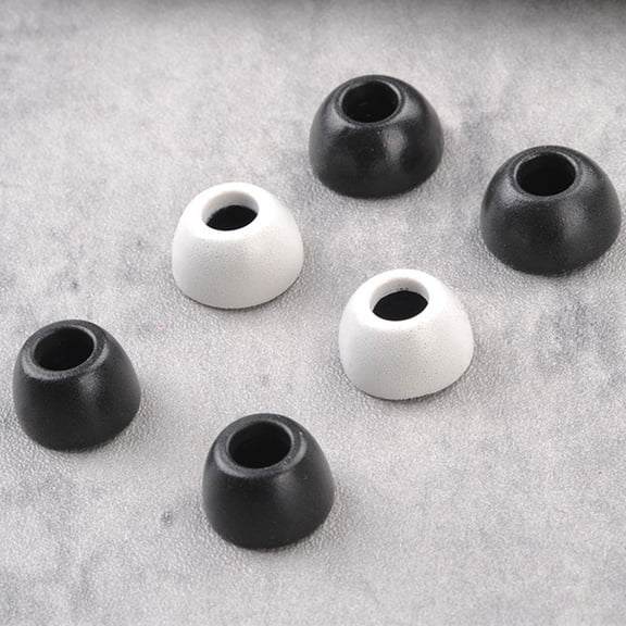 Joernso 1 Pair Ear Tips Cap Comfortable Wearing Slow Rebound Sponge Passive Noise Canceling Earphone Tips Cover for Galaxy Buds Pro for for 1MORE for Xiaomi