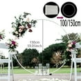 thumbnail image 1 of Joernso 1 Set Garland Stand Easy to Assemble Multi-functional PVC Round Circle Balloon Flower Arch Stand Kit for Wedding, 1 of 8