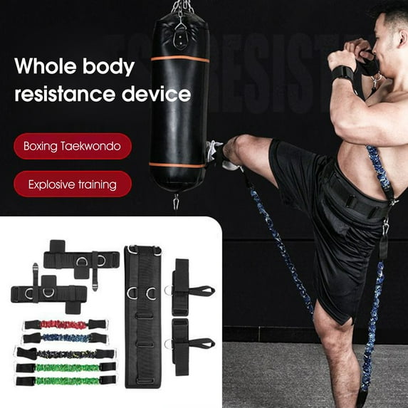 Joernso 1 Set Multi-purpose Bounce Strength Trainer Adjustable Provide Strong Resistance Unisex Firm Bounce Training Tool for Boxing
