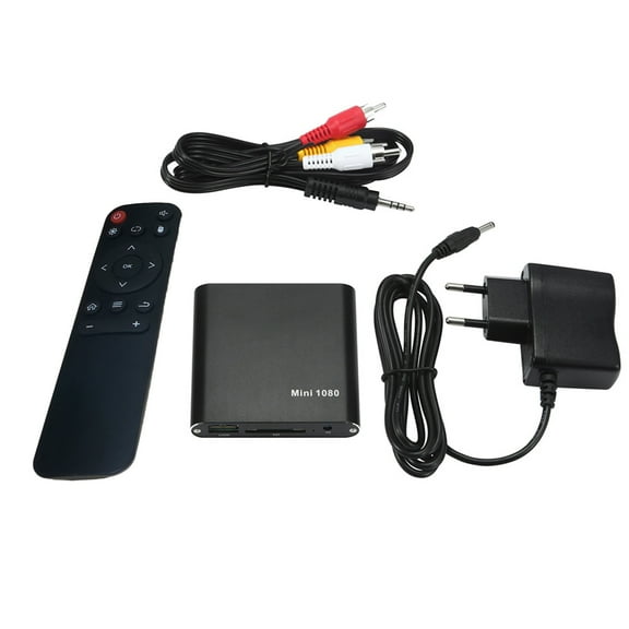 Joernso 1 Set Multimedia 1080P HD compatible Stereo Sound Effect with Remote Control External Media with SD Media Home Supply