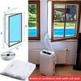 thumbnail image 1 of Joernso 1 Set Window Seal Cloth Universal Effective Non Woven Fabric Ergonomic Design Utility Air Conditioner Window Seal Household Supplies, 1 of 8