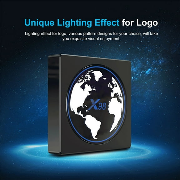 Joernso 1 Set X98mini Set Top Box Smart TV-Box Amlogic S905W2 Quad Core 4G/32G Dual-WiFi 4K HD-conpatible Set Top Box with Remote Control