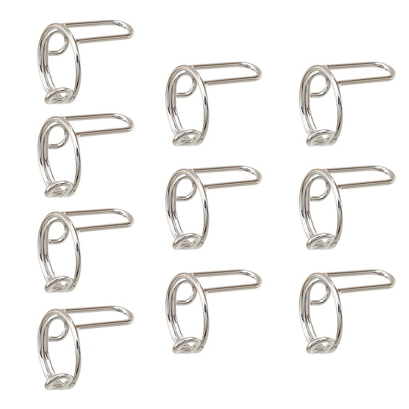 Joernso 10 Pcs Fingertip Nail Rings Detachable Anti-rust Polish Copper Break Bad Habits Prevent Nail Biting for Nail Biters Fingertip Nail Gurad Protectors
