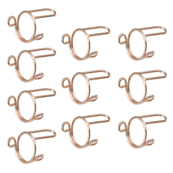 Joernso 10 Pcs Fingertip Nail Rings Detachable Anti-rust Polish Copper Break Bad Habits Prevent Nail Biting for Nail Biters Fingertip Nail Gurad Protectors