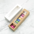 thumbnail image 1 of Joernso 10Pcs Cookie Boxes Dust-proof Visible Paper Clear Window Bakery Boxes for Birthday, 1 of 8