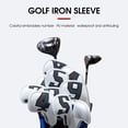 thumbnail image 1 of Joernso 10Pcs Durable Golf Club Cover Hemming Process Anti-fouling Multiple Useful Golf Putter Cover for Golf Club, 1 of 8