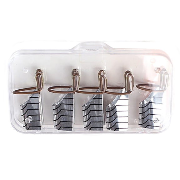 Joernso 10Pcs Nail Art Reusable UV Gel Acrylic French Tips Extension Guide Forms Tips