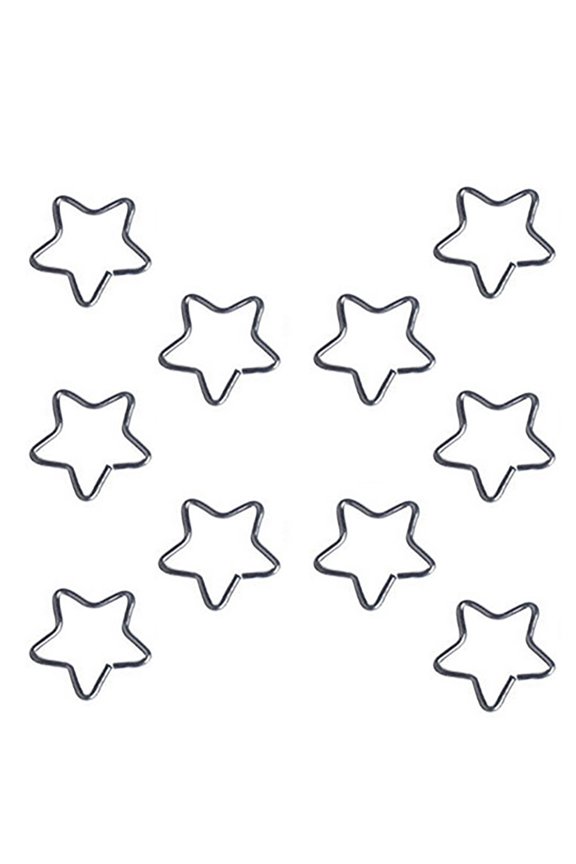 10Pcs Punk Heart Star Helix Cartilage Tragus Daith Nose Piercing Studs Earrings