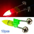 thumbnail image 1 of Joernso 10Pcs/Set ABS Bait Alarm Bell Luminous Dual Bell Tear Resistant Fishing Bell Alarm for Fishing Rod, 1 of 8