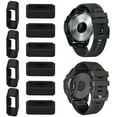 thumbnail image 1 of Joernso 10Pcs Watch Band Ring 18/20/22/26mm Soft Silicone Replacement Watch Strap Buckle Loop Holder Retainer for Garmin Fenix 6X 6S, 1 of 8