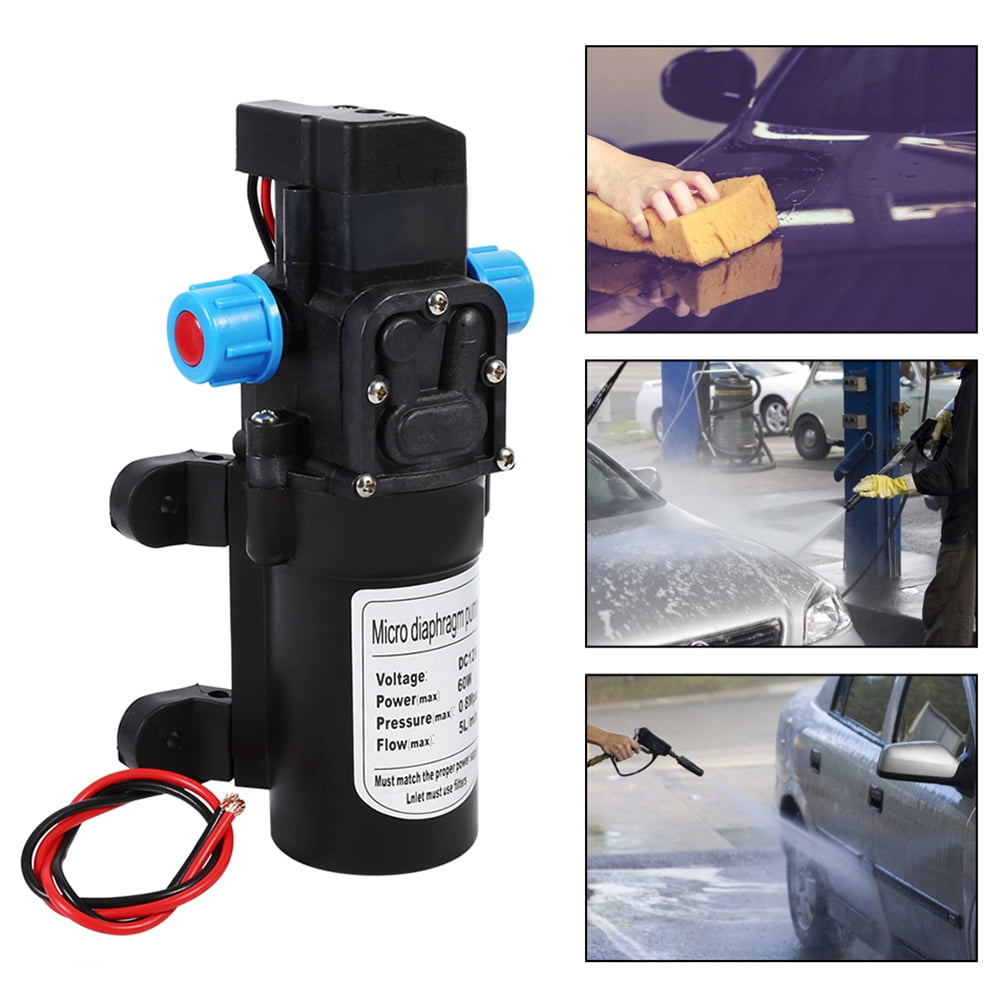 Joernso 12V 60W 80PSI Smart High Pressure Self-priming Water Pump for Home Garden