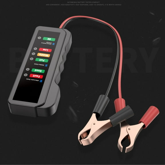 Joernso 12V LCD Display Car Battery Digital Tester Detection Device Automobile Accessory