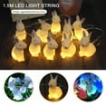 thumbnail image 1 of Joernso 150cm String Light Decorative Battery-powered LED Easter Bunny Fairy Lamp Decoration for Kids Room, 1 of 8
