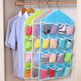 thumbnail image 1 of Joernso 16 Pockets Clear Over Door Hanging Bag Shoe Rack Hanger Storage Organizer, 1 of 8