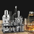thumbnail image 1 of Joernso 17Pcs/Set Cocktail Shaker Set Eco-friendly Rust-proof Stainless Steel Wine Shaker Bartender Kit for Bar, 1 of 8