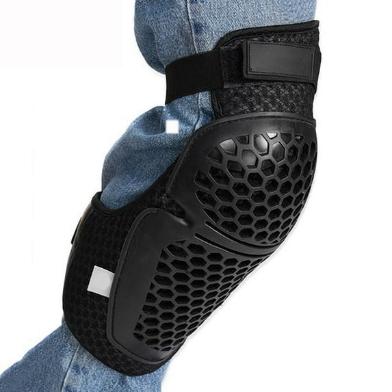 Joernso 1Pair Knee Pads Reflective Marks Breathable Motorcycle Gear Joint Pain Relief Knee Support Sleeves for Outdoor