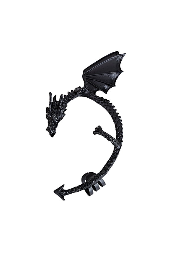 1Pc Dragon Shaped Ear Cuff Exaggerated Hip Hop Gothic Punk Non-Piercing Clip Wrap Cartilage Earring Fashion Accessory