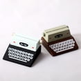 thumbnail image 1 of Joernso 1Set 1:12 Miniature Typewriter Model Lightweight Multifunctional Wood Dollhouse Simulation Black Typewriter Shooting Props, 1 of 8