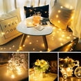 thumbnail image 1 of Joernso 1m 2m 3m Copper Wire LED Fairy Garland String Light Holiday Wedding Party Decor, 1 of 8