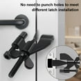 thumbnail image 1 of Joernso 2 Pcs Travel Door Lock Adjustable Anti-Theft Security Lock Portable No-drill Door Lock with Storage Bag for Home Apartments Hotel Safety, 1 of 7