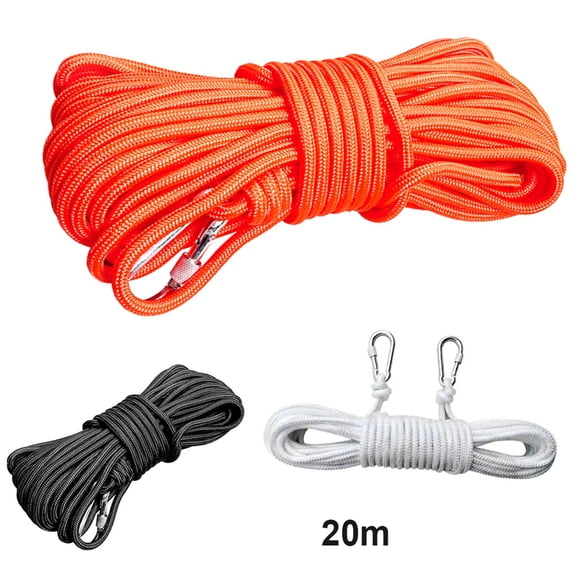 Joernso 20m Buoyant Rescue Line Salvage Water Floating Life Rope Cord with Safety Buckle