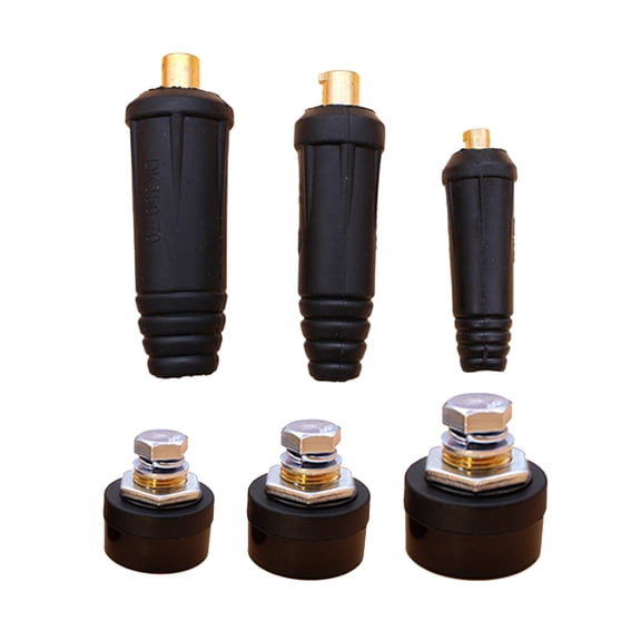 Joernso 2Pcs/Set DKJ25-50-70 European Style Welding Cable Panel Socket Connector Kit
