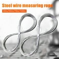 thumbnail image 1 of Joernso 30/50/70/100m Climbing Thicken Steel Wire Measuring Rope Engineering Ruler Tool, 1 of 7