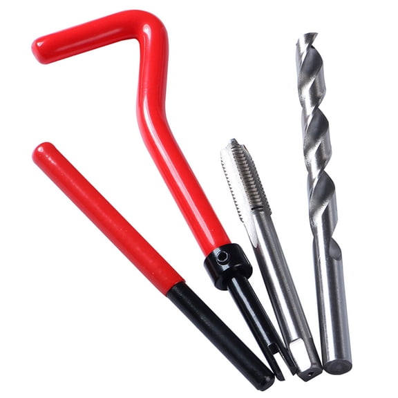 Joernso 30Pcs M5/M6/M8 Metric Thread Car Coil Drill Bit Repair Insert Tool for Helicoil