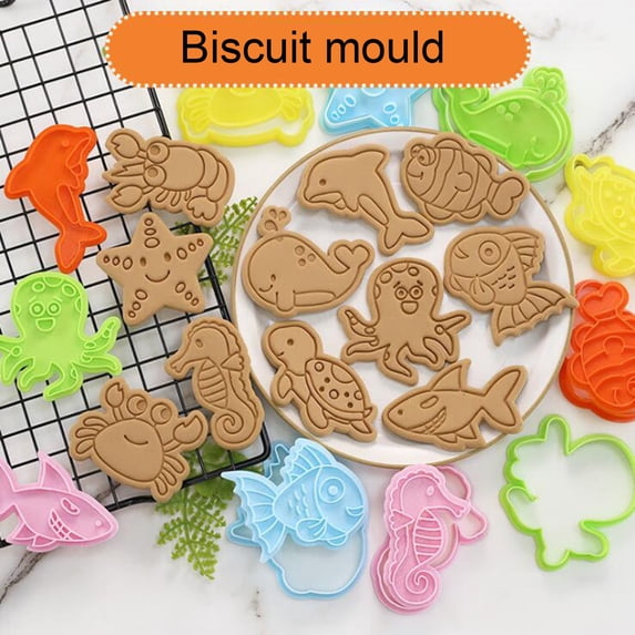 Joernso 3D Cartoon Animal Biscuit Mold Home Press Fondant Mould Cookie DIY Tool