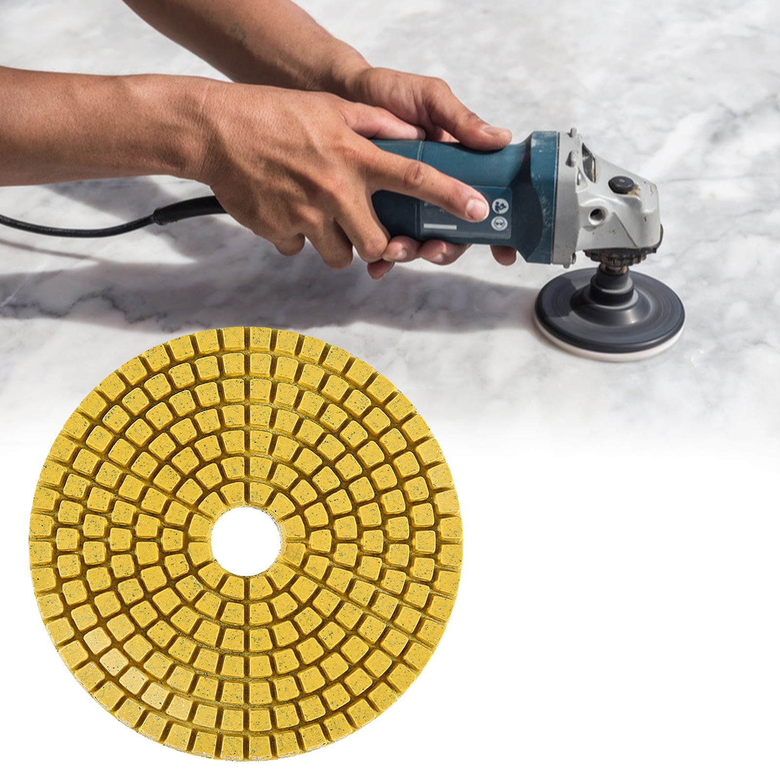 Joernso 4 Inch Round Fast Polishing Diamond High Hardness Grinding Disc ...