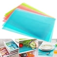 thumbnail image 1 of Joernso 4 Pcs Durable Anti-bacterial Anti-fouling Cushion Freezer Pads Refrigerator EVA Mat, 1 of 8