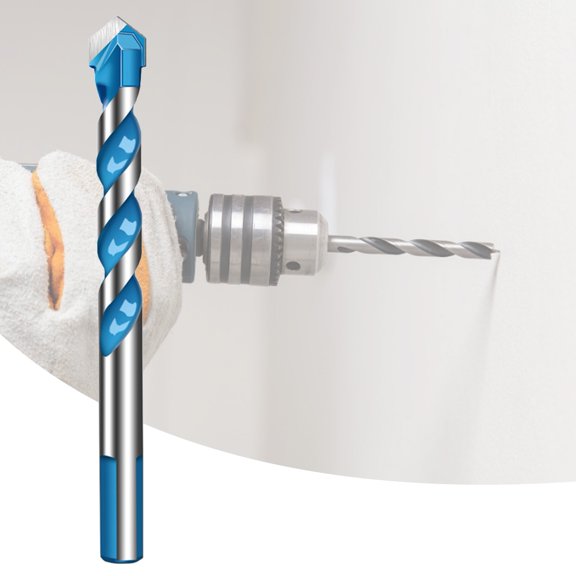 Joernso 5-12mm Multifunctional Tip Drill Bit Triangular Shank Non-slip Durable Efficient Ultimate Drill Bit for Marble