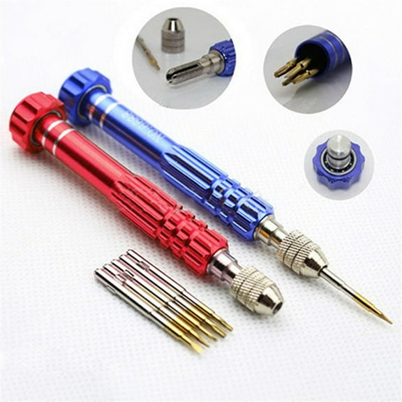 Joernso 5 in 1 Pentalobe Precision Repair Screwdriver Set Opening Tools for iPhone 4 6S