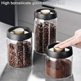 thumbnail image 1 of Joernso 500/900/1200/1800ML Sealed Jar Moisture-proof Coffee Beans Vacuum Sealed Glass Storage Jar for Kitchen, 1 of 8