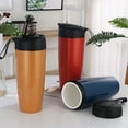 thumbnail image 1 of Joernso 500ml Thermal Cup Rust-resistant Ceramics Liner Stainless Steel Portable Car Vacuum Flask for Outdoor, 1 of 8
