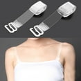 Joernso 6 Pairs Clear Invisible Transparent Adjustable Bra Set Hook ...
